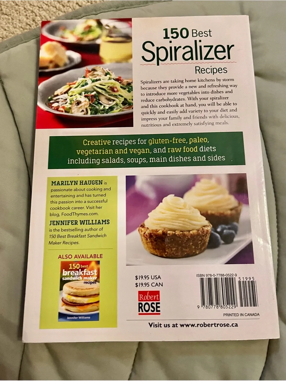 New Cookbook: 150 Best Spiralizer Recipes